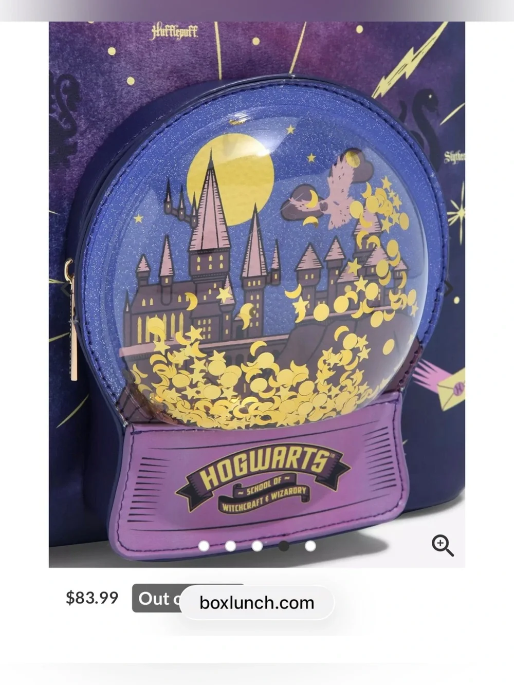 Danielle Nicole Harry Potter Hogwarts crystal ball glitter Box Lunch Exclusive - Picture 2 of 4
